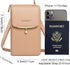 Valentoria Small Crossbody Bag Cell Phone Purse Wallet Leather Card Clutch Handbag for Women...