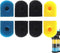 Aquarium Filter Replacement Sponge, Fish Tank Filter Replacement Parts, Including 2 x Coarse Sponge, 2 x Fine Sponge 4 x Black Sponge...