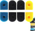 Aquarium Filter Replacement Sponge, Fish Tank Filter Replacement Parts, Including 2 x Coarse Sponge, 2 x Fine Sponge 4 x Black Sponge...