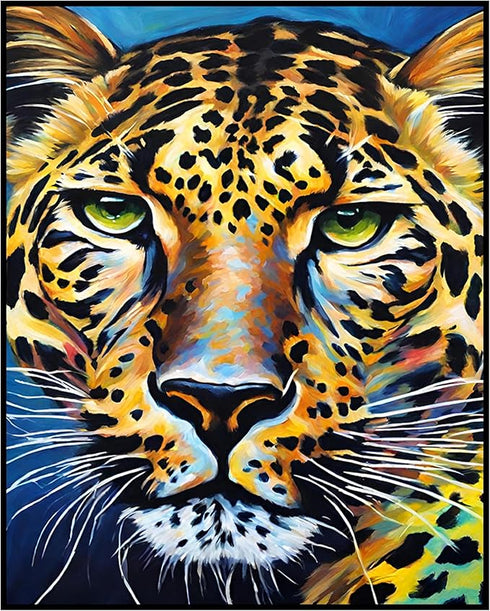 Posterizer 1 pcs- beautful leopard abstract close up-Art for Animal Lovers-Abstract & Modern Art- Decor for Home & Office- unframed wall art...