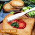 Butter Spreader, Stainless Steel Butter Spreader, 3 in 1 Kitchen Knife Gadgets Curler Slicer Spreader with Serrated Edge for Cutting and Spreading...