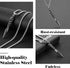 HZMAN Gothic Jewelry Men's Stainless Steel Animal Snake Pendant Chain Necklace...