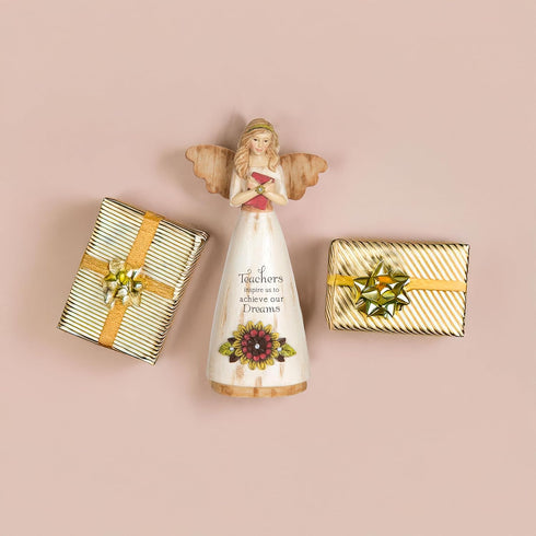 Pavilion Gift Company 03013 Teacher Angel Figurine, 6-Inch, Beige...