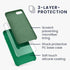 kwmobile Case Compatible with Apple iPhone SE (2022) / iPhone SE (2020) / iPhone 8 / iPhone 7 Case - TPU Silicone Phone Cover with Soft Finish - E...