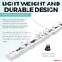 UrbanRed Self Adhesive Ceiling Curtain Track Ceiling Mount, Track for Curtains 9.8FT (3m) for Smooth Wall - No Drill, Screws, Adhesive Curtain Rod...