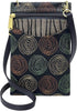Danny K. Women's Tapestry Crossbody Cell Phone or Passport Purse, Handmade in USA...
