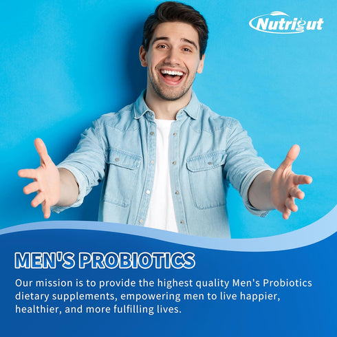 Probiotics for Men, 100 Billion CFUs with Prebiotics, Saw Palmetto Berry, Pumpkin Seed, Cranberry & Lycopene for Prostate Urinary Health, Mens Pro...
