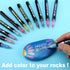 Doodle Markers,12 Colors Outline Metallic Markers Double Line Pens, Paint Permanent Marker Pens for Art, Drawing, Thank You Cards, Greeting Cards,...