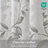 Madison Park Cecily Semi Sheer SINGLE Panel Window Curtain Burnout Botanical Print, Easy To Hang, Fits up to 1.25" Diameter Rod, 50x84", Leaves Gr...
