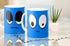 Cortunex Heat Changing Mug - 11 Oz Ceramic Color Changing Coffee Mug with A Funny Blue Sleepy Smiley Face - Cute Heat Sensitive Magic Mug with Fun...