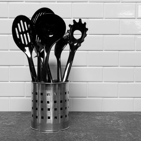 Chef Craft Basic Nylon Cooking/Serving Ladle, 12 inch, Black...