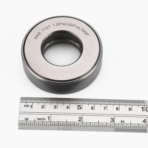 XiKe 1Pcs T127 Thrust Tapered Roller Bearing, 1.26" ID x 2.625" OD x 0.7656" Wide, for a Variety of Drivelines and Rotating Equipment...