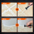 Silicone Caulking Tool, 3 in 1 Caulking Finishing Tool Kit(Stainless Steelhead), Grout Removal Tool, Caulk Remover for Bathroom, Kitchen, Floor, W...