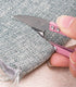 2Pcs Multicolor Mini Sewing Scissors Clipper 2Pcs Leather Scissors Sheath Cover Small Embroidery Thread Thrum Yarn Trimming Nipper U-Shaded Craft ...