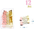 Gold Pink Binder Clips and Paper Clips Set (3-in-1 Boxed), for Office School Supplies Teachers Classroom Daily use...