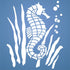 Seahorse Stencil, 6 x 6.5 inch (M) - Sea Ocean Nautical Seashore Reef Stencils for Painting Template...