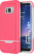 ENCASED Galaxy S8 Plus Case Pink (Rebel Armor) Heavy Duty Full Body Protection Cover (Samsung S8+)...