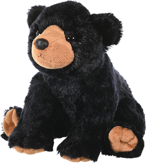 Wild Republic Black Bear Plush, Stuffed Animal, Plush Toy, Gifts for Kids, Cuddlekins 12 Inches...