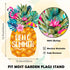 Hello Summer Pineapple Garden Flag Tropical Flamingos Double Sided Outside Pineapple Yard Flag Holiday Party Yard Outdoor Decoration...