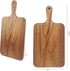 Acacia Wood Cutting Board with Handle 13.7''X7'' / Charcuterie Board/Serving Board/Cheese, Bread, Vegetables & Fruits Serving Board (Rectangular)...