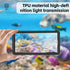 IP68 Waterproof Case for Samsung Galaxy S24 Ultra,100% passed The waterproof quality test,360° full-enclosure,underwater Phone Case,Black clear (W...