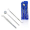 Cynamed -Dental Tools Dental Pick Oral Care Kit, Stainless Steel Dental Hygiene Kit Set, Tooth Scraper Tartar Dental Scaler Tweezers Mouth Mirror ...