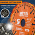 Diamond Cutting Wheel 4-1/2 Inch with 7/8" Arbor Hole, Metal Cut Off Disc with 5000+ Cuts on Rebar, Steel, Iron and INOX...
