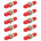 ST to ST Coupler - 10 Pack - ST Connector/ST Fiber Optic Coupler for Extending ST Fiber Cables - Fiber Optic Cable Connectors with twist and turn ...