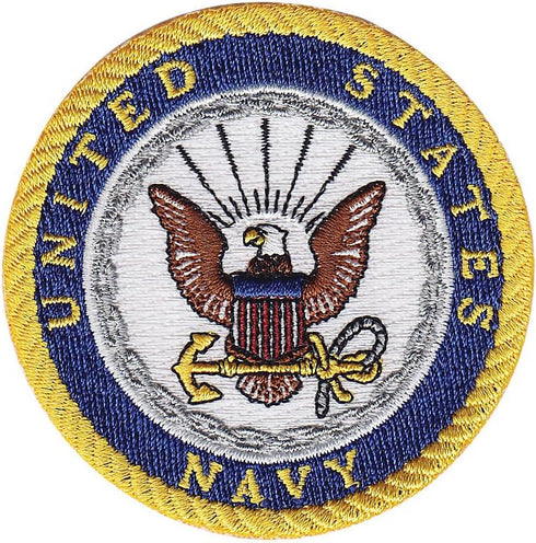 Tervis Navy Logo Made in USA Double Walled Insulated Tumbler Travel Cup Keeps Drinks Cold & Hot, 24oz, Classic...