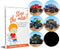 Potty Training Seat Magic Sticker | Monster Truck Potty Training Toilet Color Changing Sticker | 5 Pack Toilet targets with FREE potty e book | Us...