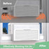 Window Air Conditioner Foam Block, 2 Pack U-Shaped Window AC Side Foam Block,Air Conditioner Insulation Foam Block with Foam Strip for U-Shaped Wi...