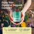 HERBAMAMA Inulin Powder Capsules 1200mg - Digestive Support & Gut Cleanse with Inulin Prebiotic Fiber - Vegan, Non-GMO Chicory Root Powder Supplem...