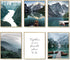 HoozGee Scandinavia Travel Wall Art Prints Mountain Pictures Wall Decor Natural Landscape Photography Poster Canvas Print Wall Art Pictures Living...