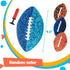 AMOR PRESENT Inflatable Waterproof Football, 9.3 Inch Practice Football with Special Grip Pattern Rubber Football for Kids Outdoor Games (Random C...