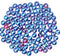 3000 Pieces Hot Fix Glass Flatback Rhinestones HotFix Round Crystal Gems (Blue Flare, SS10)...