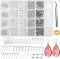 Cludoo Earring Making Kit - 2393 Pcs Hypoallergenic Earring Hooks, Posts, Backs, Studs & Tools for Jewelry DIY Making & Repair...