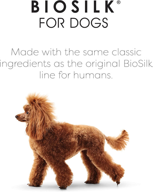 BioSilk for Dogs Silk Therapy Conditioner with Natural Coconut Oil | Coconut Oil Dog Conditioner from BioSilk for Dogs | Pet Conditioner for Dogs,...