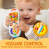 JOYIN Baby Toys 6-12 Months - TV Remote Control Toy with 40+ Music and Learning Phrases & Volume Control, Fun Toddler Learning Gifts for 1 2 3 Yea...