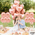 KatchOn Big Rose Gold Heart Balloons - 18 Inch, Pack of 20 | Rose Gold & Blush Pink Heart Shaped Balloons | Valentines & Galentines Day Decoration...
