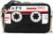 QiMing Retro Tape Shaped Evening Purse,PU Audio Cassette Crossbody HandBag for Women...