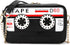 QiMing Retro Tape Shaped Evening Purse,PU Audio Cassette Crossbody HandBag for Women...