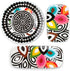 French Bull 11" Melamine Dinnerware Colorful Dinner Plate - Foli...