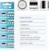 CR1/3N 3V Lithium Batteries CR 1/3N DL1/3N CR-1/3N 2L76 Battery for Pistol Laser Sight Dog Collar 5 Pack...