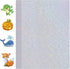 Holographic Sticker Paper, 24 Sheets Transparent Holographic Laminate Vinyl Sheets Self Adhesive, Clear Overlay Lamination Sticker Film for Sticke...