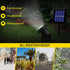 Solar Spot Lights Outdoor, LED Waterproof Pond Light Solar Spotlight Underwater Light Security Lighting Dark Sensing Auto On/Off Adjustable Lighti...