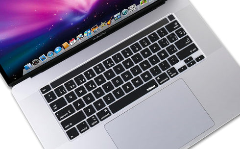 XSKN Spanish Language Black Silicone Keyboard Cover Skin for 2019 New MacBook Pro 16 inch A2141 and 2020 New MacBook Pro 13.3 inch A2338 M1/A2251/...