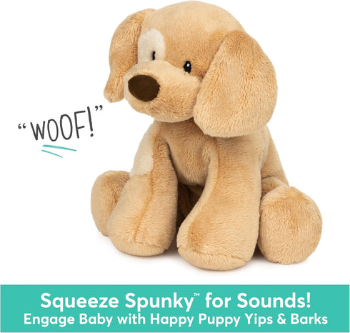 Baby GUND Spunky Barking Puppy Stuffed Animal Sound Toy, Animated Plush Sensory Toy with Sounds, for Babies and Newborns, Pink, 8”...
