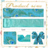 2 Rolls Peacock Ribbon for Wreath Bows Wrapping Gifts, Glitter Blue Green Peacock Ribbon for Gift Wrapping Party Supplies Decoration DIY 2.5" X 10...