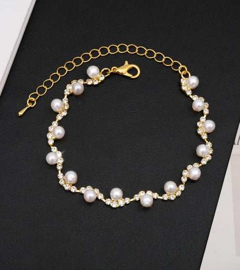 Elegant Bride Bridesmaid Jewelry Sets for Wedding Prom Bridal Necklace Earrings Bracelet Set Women Formal Dress Accessories...