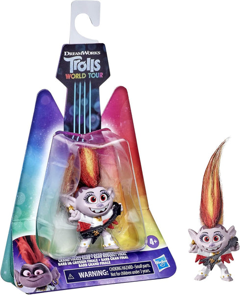 Trolls DreamWorks World Tour Grand Finale Barb, Collectible Doll with Guitar Accessory, Toy Figure Inspired by The Movie, Kids 4 and Up...